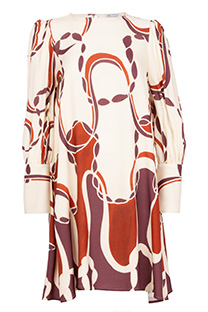 Kratka haljina dugih rukava u dezenu Tiffany Production